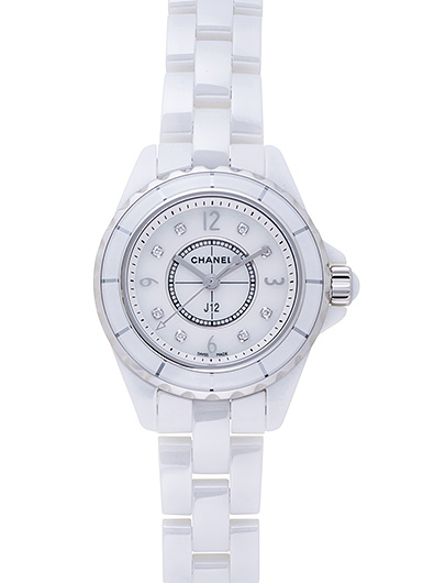 シャネル J12 H2570 ホワイト 中古