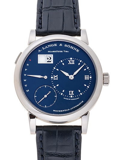 ランゲ＆ゾーネ ランゲ1 デイマティック 320.028 ブルー 中古