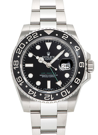 ロレックス GMTマスターⅡ 116710LN ブラック 中古