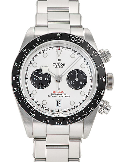 チューダー/チュードル ブラックベイ クロノ 79360N-0002 ホワイト/ブラック 中古