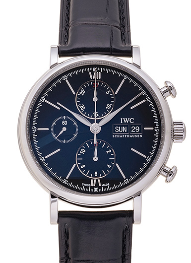 IWC ポートフィノ クロノグラフ IW391008 ブラック 中古