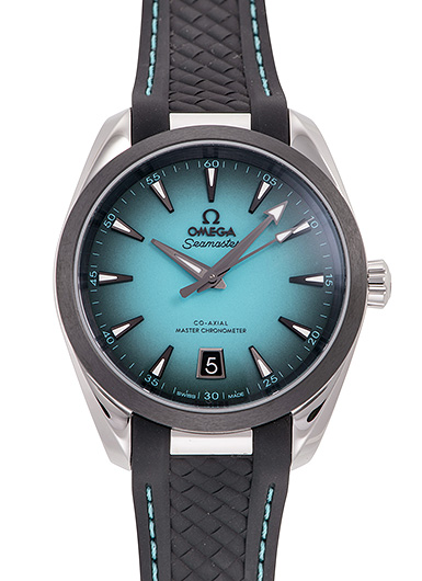 オメガ シーマスター アクアテラ 150m コーアクシャル マスタークロノメーター 220.32.38.20.03.001 ターコイズ 新品
