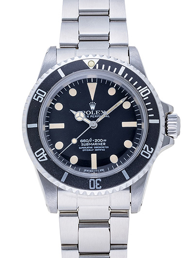 ロレックス サブマリーナ 5512 ブラック アンティーク