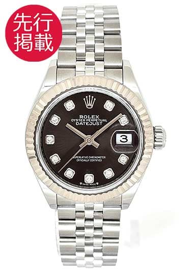 ロレックス デイトジャスト28 279174G ダークグレー 中古