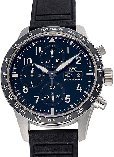 IWC パイロットウォッチ クロノグラフ 41 AMG IW388305 ブラック 中古