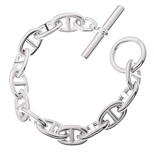 エルメス シェーヌ・ダンクル TGM シルバー 新品