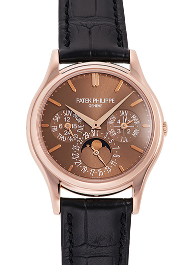 パテックフィリップ グランド コンプリケーション 永久カレンダー 5140R-001 ブラウン 中古