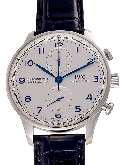 IWC ポルトギーゼ クロノグラフ IW371605 シルバー 中古