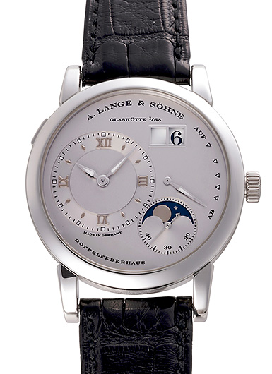 ランゲ＆ゾーネ ランゲ1 ムーンフェイズ 109.025 シルバー 中古