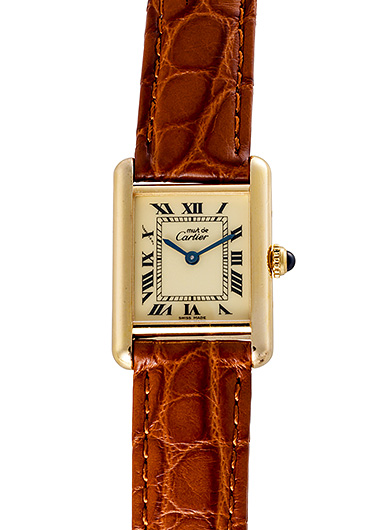 カルティエ マストタンク　ヴェルメイユ W1003154 アイボリー 中古