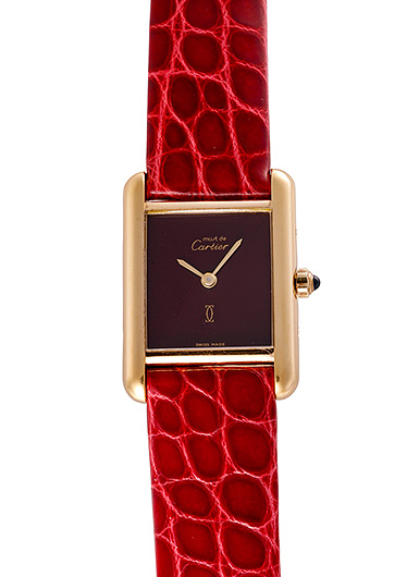 カルティエ マストタンク　ヴェルメイユ 84919723 ボルドー 中古