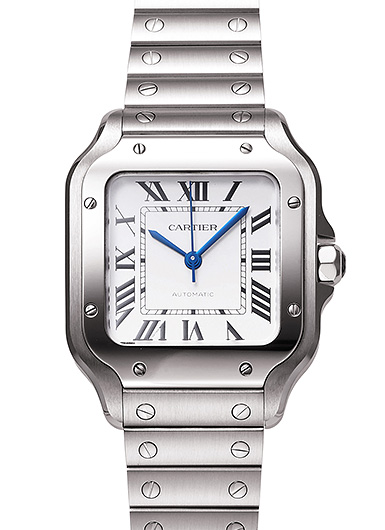 カルティエ サントス ドゥ カルティエ MM WSSA0029 シルバー 中古