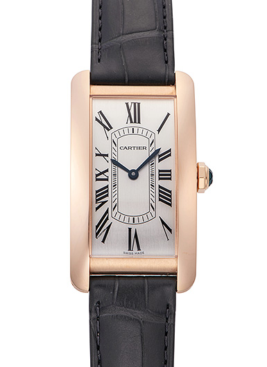 カルティエ タンク アメリカンLM WGTA0134 シルバー 中古