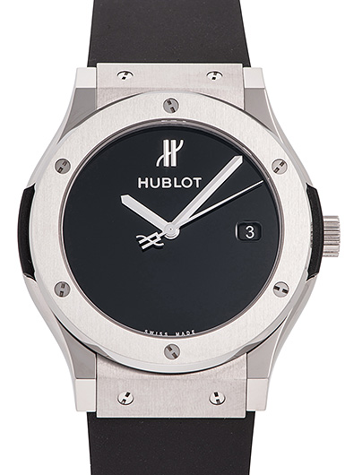 ウブロ クラシック フュージョン 40th アニバーサリー 511.NX.1270.RX.MDM40 ブラック 中古