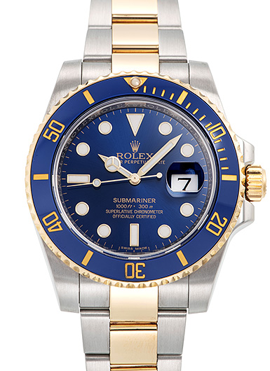 ロレックス サブマリーナ デイト 116613LB ブルー 中古
