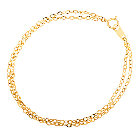 ノーブランド ゴールド ブレスレット 4047350 イエローゴールド 新品