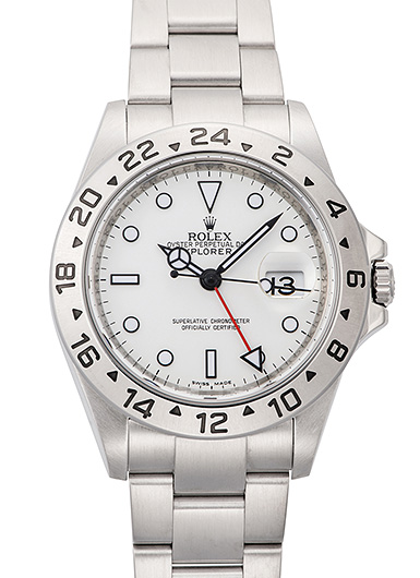 ロレックス エクスプローラーⅡ 16570 ホワイト 中古