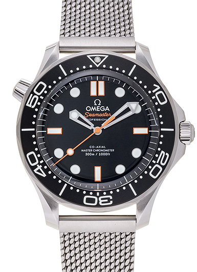 オメガ シーマスター300M コーアクシャル マスタークロノメーター 210.30.42.20.01.018 ブラック 新品