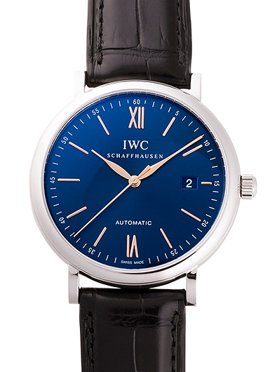 IWC ポートフィノ IW356523 ブルー 中古