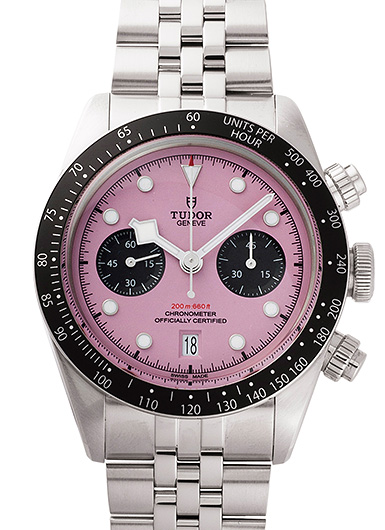 チューダー/チュードル ブラックベイ クロノ 79360N-0019 ピンク/ブラック 中古