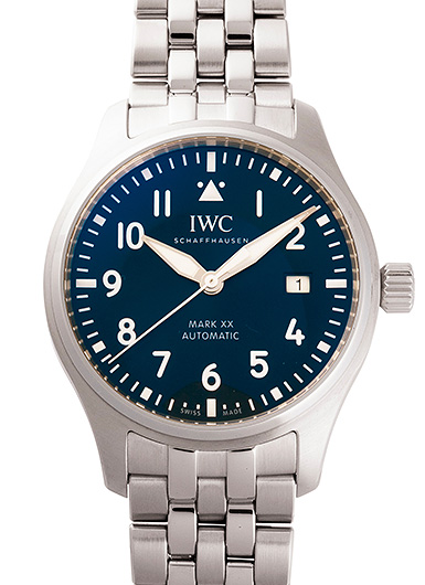 IWC パイロットウォッチ マークXX IW328204 ブルー 中古