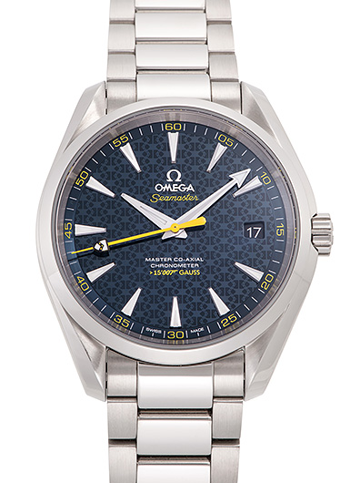 オメガ シーマスターアクアテラ 007ジェームス・ボンド リミテッド 231.10.42.21.03.004 ブルー 中古