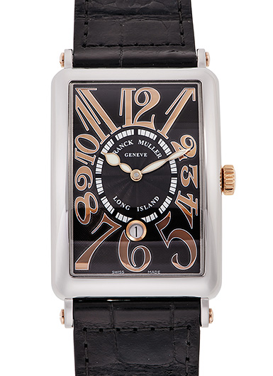 フランク・ミュラー ロングアイランド レリーフ 1150SCDT REF STG ブラック 中古