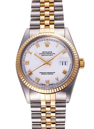 ロレックス デイトジャスト 16013 ホワイト アンティーク