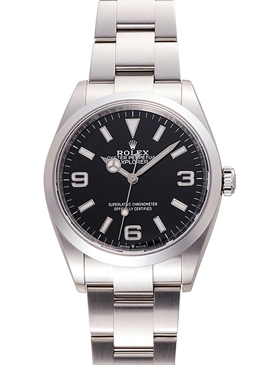 ロレックス エクスプローラー 36 124270 ブラック 中古