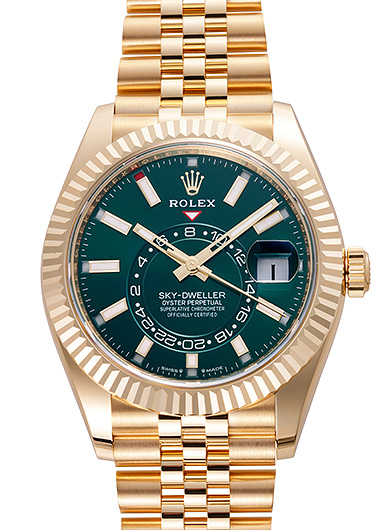 ロレックス スカイドゥエラー 336938 グリーン 新品