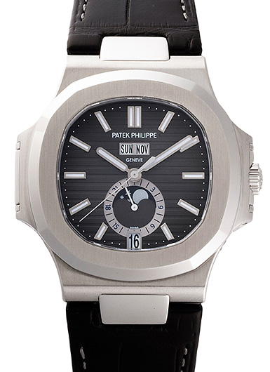 パテックフィリップ ノーチラス 年次カレンダー 5726A-001 ブラック 中古