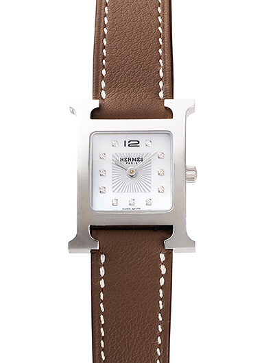 エルメス Hウォッチ HH1.210.290 ホワイト 新品