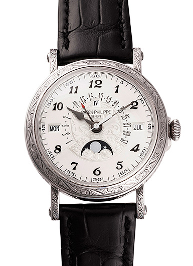 パテックフィリップ グランド コンプリケーション 永久カレンダー 5160/500G-001 シルバー 中古
