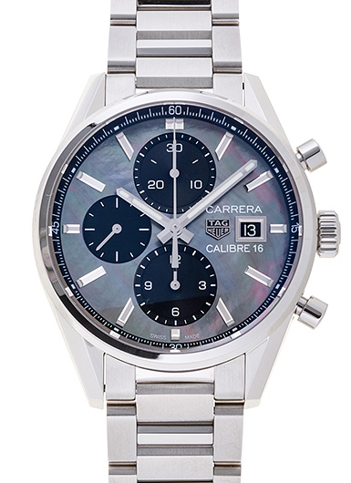 タグ・ホイヤー カレラ クロノグラフ CBK2116.BA0715 ブラック 中古