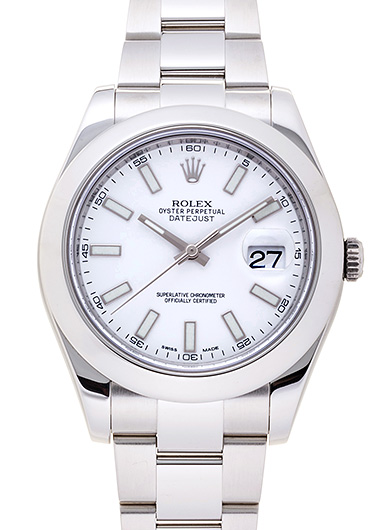 ロレックス デイトジャストⅡ 116300 ホワイト 中古