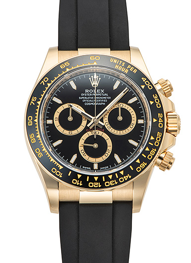 ロレックス デイトナ 126518LN ブラック/ブラック(金ブチ) 未使用品