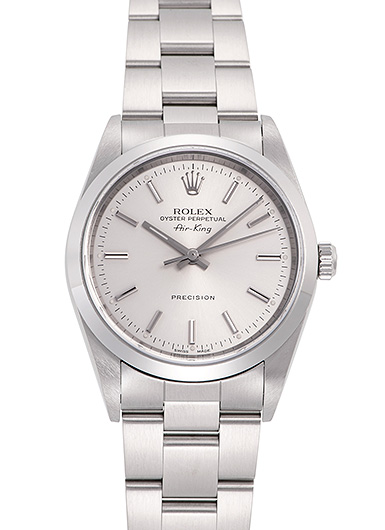 ロレックス エアキング 14000 シルバー 中古