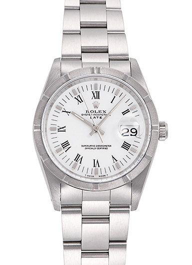 ロレックス オイスター パーペチュアル デイト 15210 ホワイト 中古