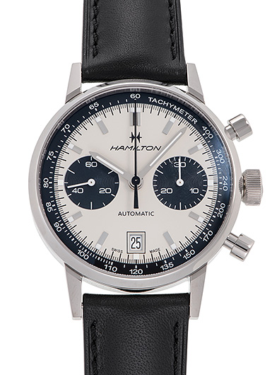 ハミルトン アメリカン クラシック イントラマティック オート クロノ H38416711 ホワイト/ブラック 新品