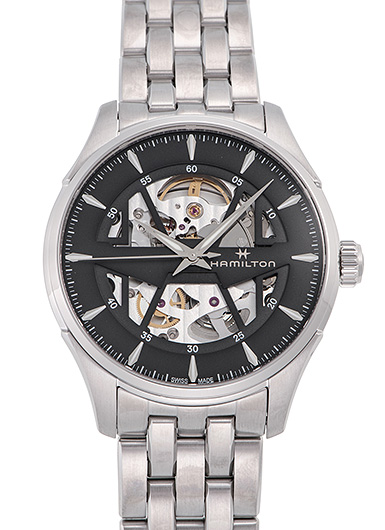 ハミルトン ジャズマスター スケルトン H42535180 ダークグレー 新品