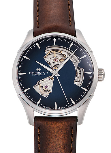 ハミルトン ジャズマスター オープンハート H32675540 ブルー 新品