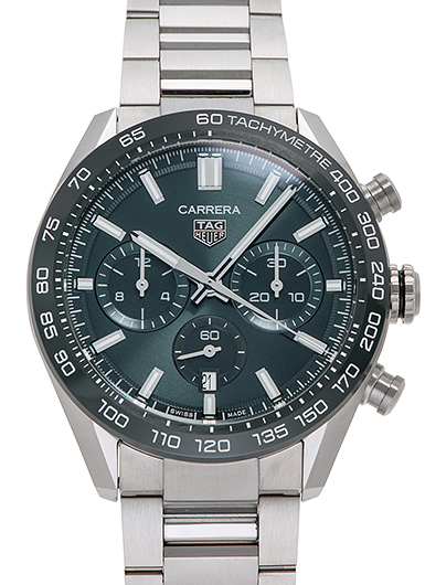 タグ・ホイヤー カレラ スポーツ クロノグラフ キャリバー ホイヤー02 CBN2A1N.BA0643 グリーン 新品