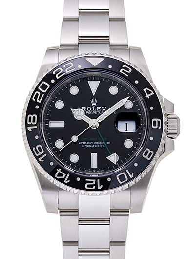 ロレックス GMTマスターⅡ 126710GRNR ブラック 中古