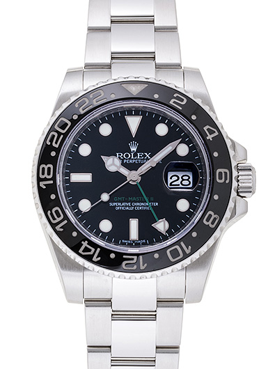 ロレックス GMTマスターⅡ 116710LN ブラック 中古