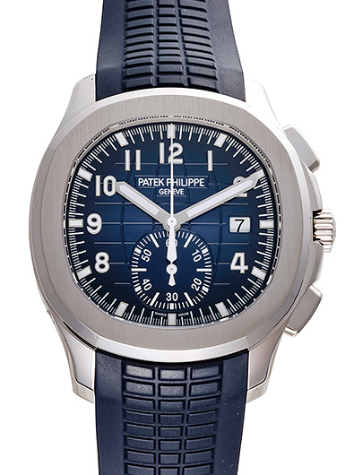 パテックフィリップ アクアノート クロノグラフ 5968G-001 ブルー 中古