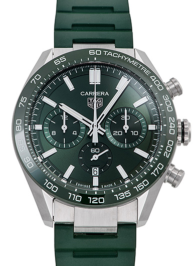 タグ・ホイヤー カレラ クロノグラフ CBN2A1N.FT6238 グリーン 新品