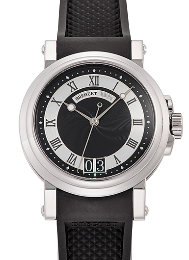 ブレゲ マリーンⅡ ラージデイト 5817ST/92/5V8 ブラック 中古