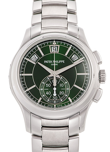 パテックフィリップ 年次カレンダー クロノグラフ 5905/1A-001 グリーン 中古