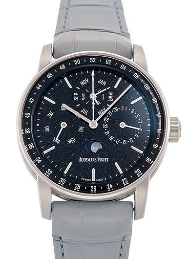 オーデマ・ピゲ コード 11.59 バイ オーデマ・ピゲ パーペチュアルカレンダー 26394BC.OO.D027KB.01 ブルー 中古