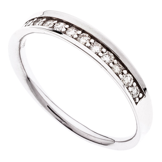 ノーブランド ダイヤモンド エタニティ リング 13016625 プラチナ/シルバー 新品